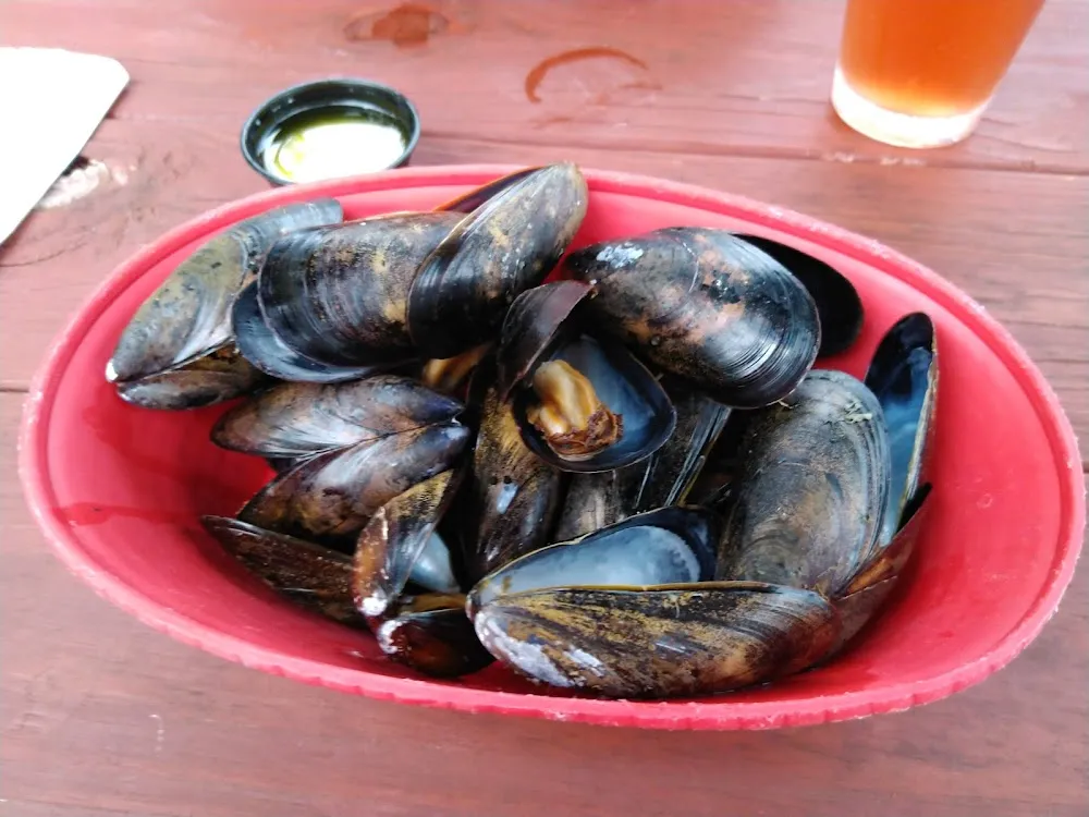 Basket of Small Clams or Steamed Mussels
